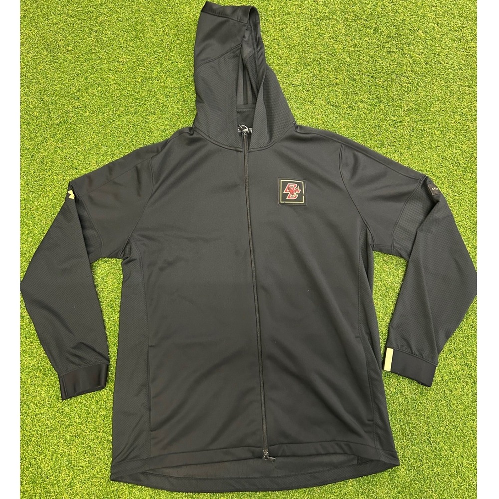 Under Armour Boston College Eagles Full Zip Hoodie Black XL Ever To Excel Mens